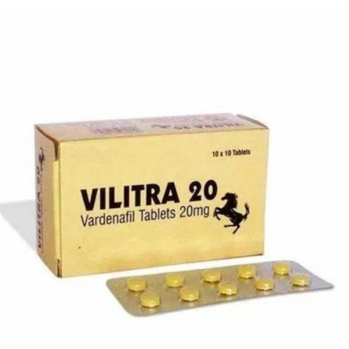 Vilitra Vardenafil Tablet, For Treat Erectile Dysfunction, Packaging Type : Strip