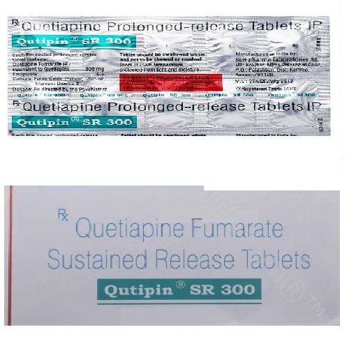 Qutipin SR Quetiapine 300 Mg Tablets