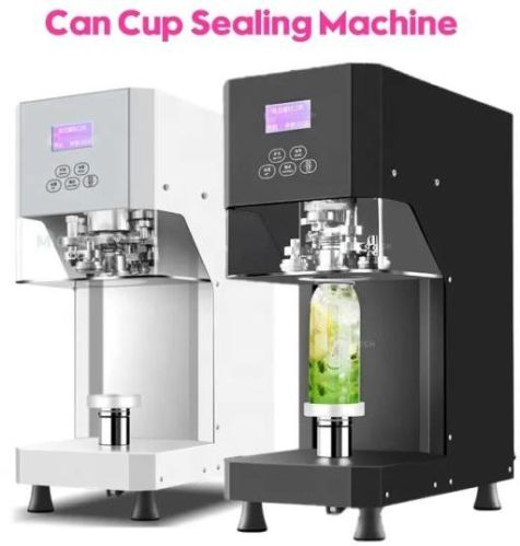 Black Mahalaxmi 220V Semi Automatic Electric Can Seaming Machine