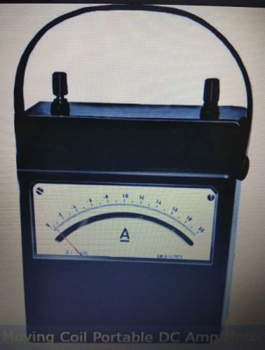 Moving Coil Type DC AMP Meter, For Industrial Use, Collage, Institute, Feature : Four Times Stronger