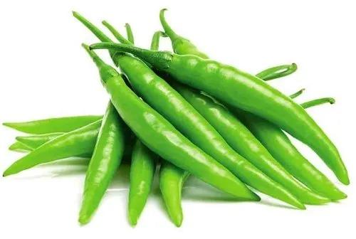 Natural Green Chilli, For Cooking, Packaging Size : 5 Kg