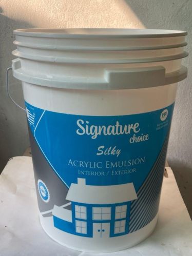 Signature Acrylic Emulsion Paint, For Brush, Roller, Packaging Type : Bucket