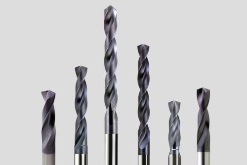 Round Polished Carbide Drill, Color : Silver