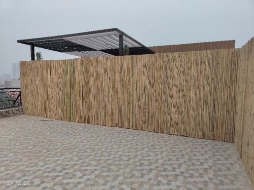 SMS Coated Bamboo Fencing, Weave Type : Cross