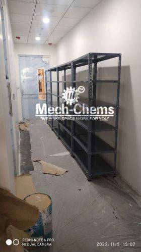 Gray Mechchems Mild Steel Warehouse Shelving Racks, Size : Customize