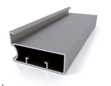 Sliver Helicon Aluminum 80b Shutter Profile, For Building Use, Length : 3000 Mm