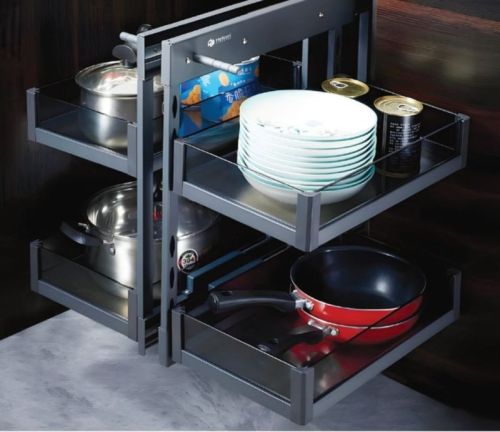Metal Universal Magic Corner, For Kitchen, Feature : Attractive Designs, Stylish Look, Termite Proof