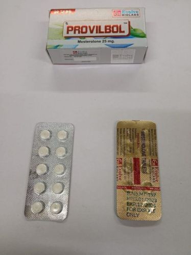 Provilbol Mesterolone 25mg, Packaging Type : Strips