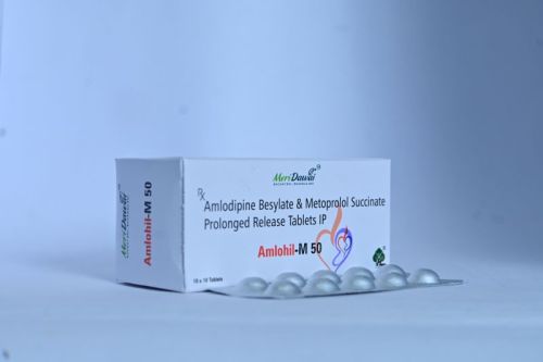 AMLOHIL-M Amlodipine Tablets, For Hospital, Grade : Medicine Grade