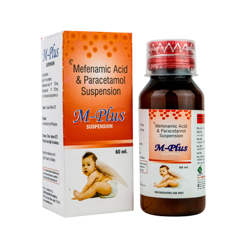 Liquid Mefenamic Acid And Paracetamol Suspension, For Clinical, Hospital, Packaging Type : Bottle