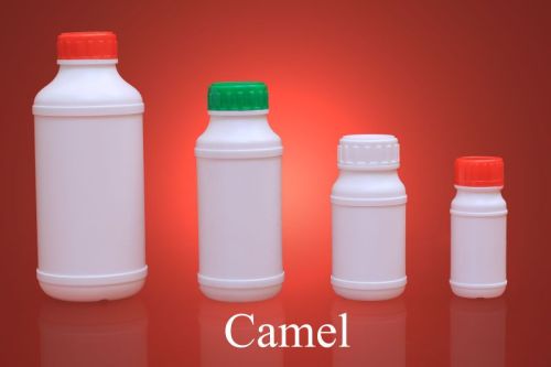 100-500gm Camel HDPE Pesticide Bottle, Feature : Fine Quality, Freshness Preservation