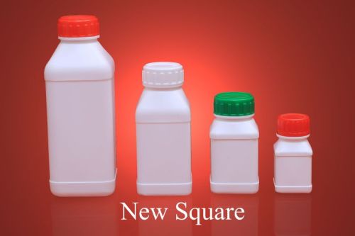 HDPE Pesticide Square Shape Bottle, Feature : Fine Quality, Freshness Preservation, Light-weight