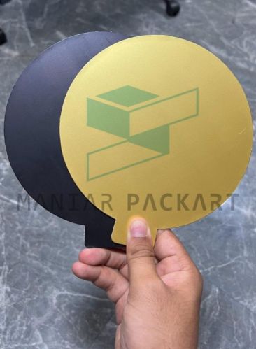 Round MDF Cake Base With Handle, Size : 5x5 To 20x20