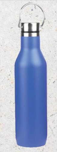 740ml Blue Stainless Steel Vacuum Bottle, Packaging Type : Paper Box