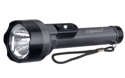 Battery Powered Globeam Gl-60 Torch, For Lighting, Color : Black, Black