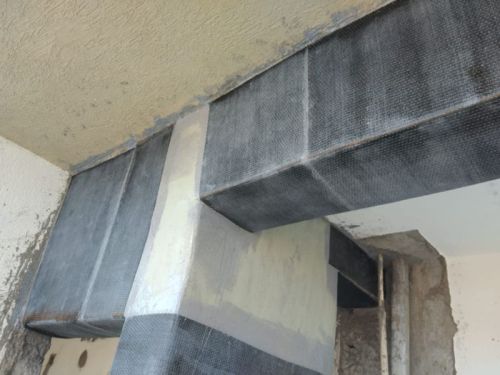 Structural Rehabilitation With Carbon Fiber, For Strengthening Repair, Bridge Strengthening, Column Wrapping
