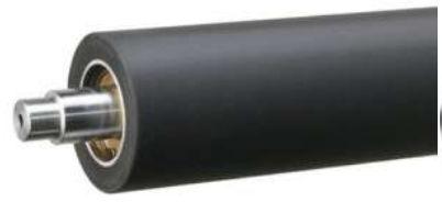 Brown Round Neoprene Rubber Rollers, For White, Grey, Blue, Green, Black