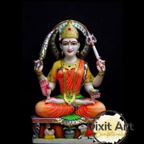 Marble Santoshi Mata Statue For Worship, Temple