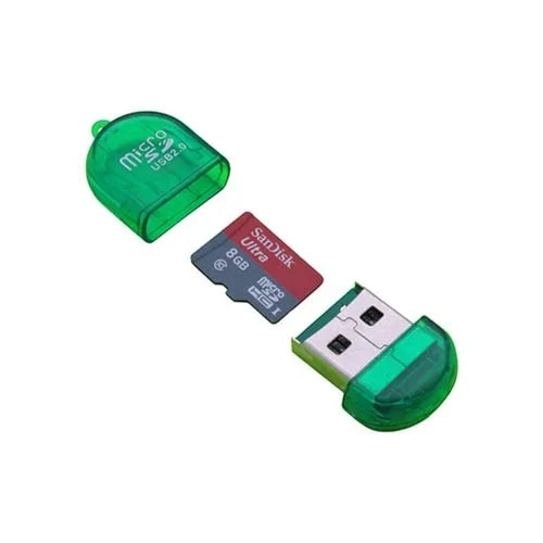 Jpy Plastic Ultra Memory Card Reader, Color : Green Standard