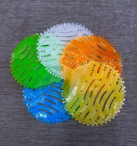 Multicolor Round Urinal Screen Mat, For Bathroom, Feature : Bacteria Free, Natural Scent