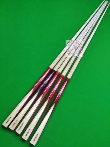 Polished Natural Wood Plain Billiard Snooker Cue Sticks For Bar, Home, Hotel, Parlour
