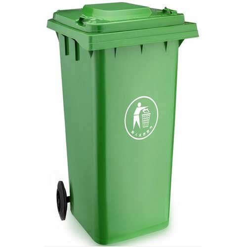 Green Square 120 L PVC Dustbin, For Commercial
