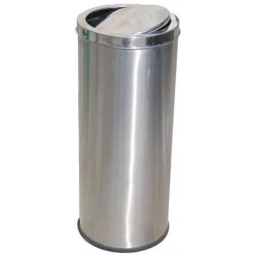 Stainless Steel Swing Dustbin, For Residential, Size : 8x12 Inch, 10x14 Inch, 12x14 Inch, 12x28 Inch
