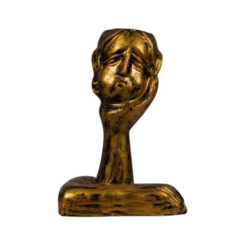 Golden Decorative Table Top Planter, For Gifting, Specialities : Dust Free, Attractive Pattern