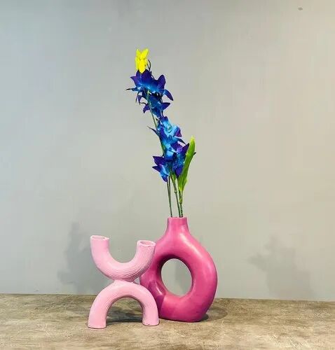 Pink Decorative Table Top Planter, For Plantation, Gifting, Style : Antique