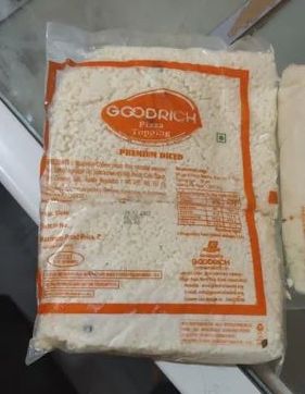 Goodrich Diced Mozzarella Cheese, Packaging Size : 1kg