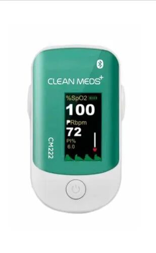 Clean Meds Bluetooth Fingertip Pulse Oximeter, For Medical Use, Model Number : CM222BT