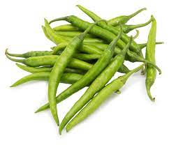 Green Chilli, For Cooking, Packaging Size : 5 Kg)