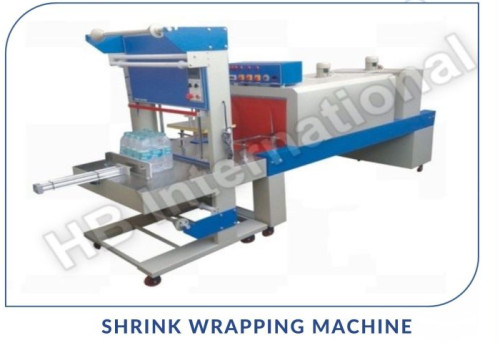 Semi Automatic Polished Mild Steel Shrink Wrapping Machine, For Industrial, Packaging Type : Carton Box