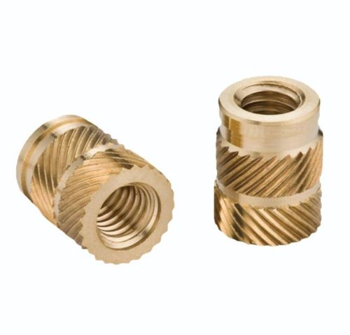 Golden Polished Ultrasonic Brass Inserts, For Electrical Fittings, Machinery