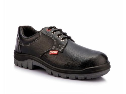 Black Leather Mens Safety Shoes, For Industrial Pupose, TOE CAP MATERIAL : Steel