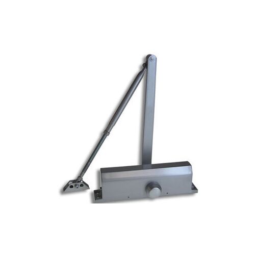 Grey Aluminium Extruded Door Closer Sections