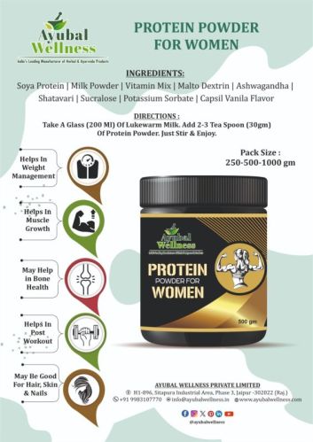AYUBAL PROTEIN POWDER FOR WOMEN, Shelf Life : 1year