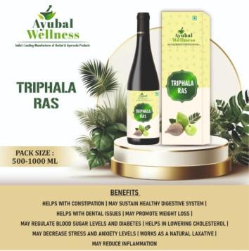 AYUBAL Harad 500 ML LIQUID Triphala Ras, Shelf Life : 2 YEAR