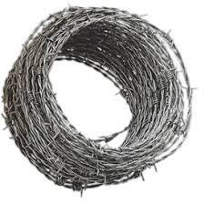 PRAYAG Gi Barbed Wire 12G 12*12 14G 14*14, Weight : 40 KGS