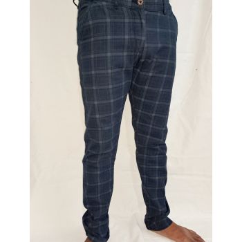 Mens Full Length Checked Trouser Pants, Occasion : Casual Wear, Party Wear