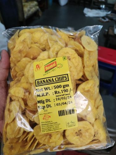 Banana Chips, For Human Consumption, Packaging Size : 5 Kg