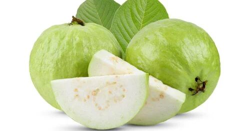 Green Round Organic Fresh Guava, For Human Consumption, Packaging Type : Plastic Packet