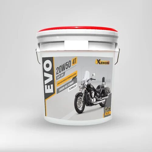 10 Litre Xenon 20W50 EVO 4T Bike Engine Oil