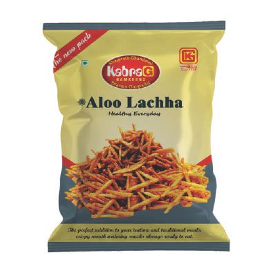 Aloo Lachha Namkeen, For Snacks, Packaging Type : Plastic Packet