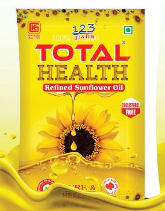 Total Health Refined Sunflower Oil, For Cooking