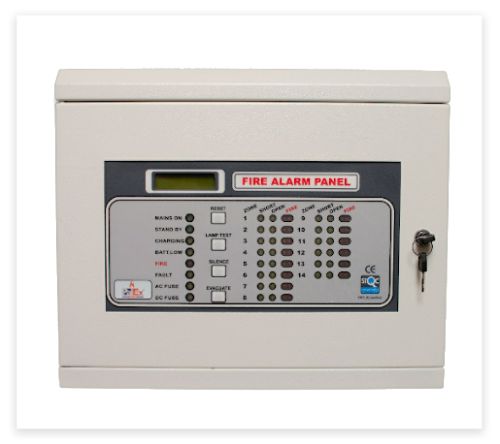 14 Zone Fire Alarm Panels, Color : Caramel White