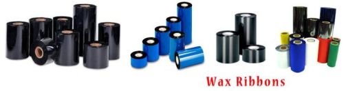 Black THERMAL TRANSFER BARCODE RIBBONS, For Labeling Products, Length : 300 MTR