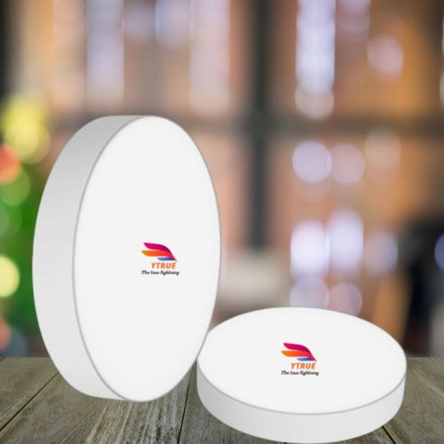 Yellow White Round 8w Rimless LED Panel Light