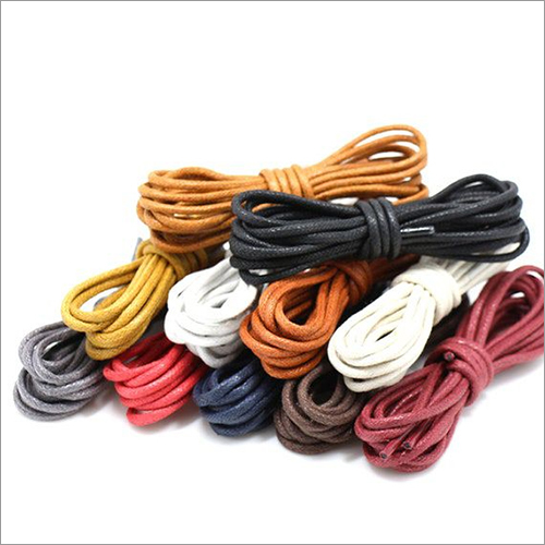 Plain Cotton Shoe Laces, Technics : Machine Made