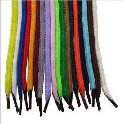 Plain Polyester Shoe Lace Ropes, Technics : Machine Made